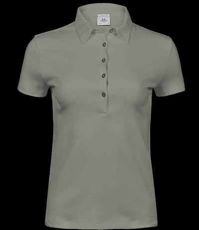 Tee Jays Ladies Pima Cotton Interlock Polo Shirt - Sage