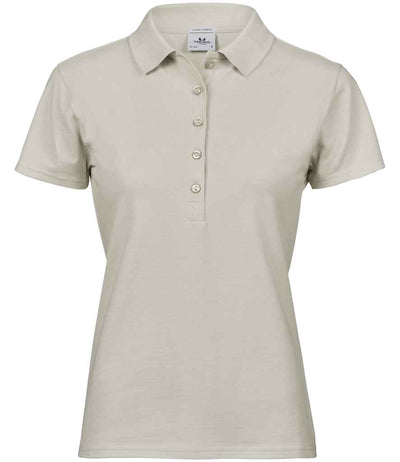 Tee Jays Ladies Luxury Stretch Polo Shirt - Cement