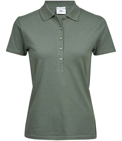 Tee Jays Ladies Luxury Stretch Polo Shirt - Leaf Green