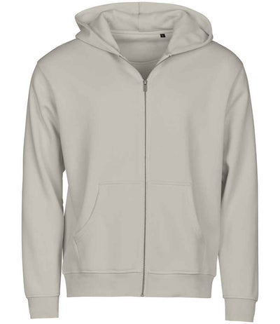 Tee Jays Unlabeled Hooded Full Zip Sweatshirt - Cement