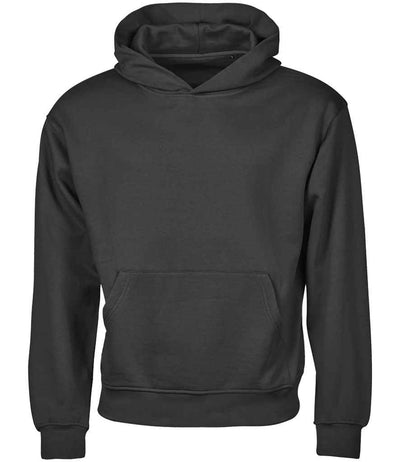 Tee Jays Unlabeled Heavy Loose Fit Hooded Sweatshirt - Black
