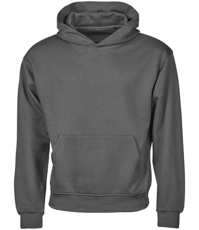 Tee Jays Unlabeled Heavy Loose Fit Hooded Sweatshirt - Powder Grey