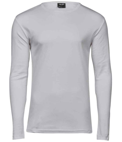 Tee Jays Long Sleeve Interlock T-Shirt - White