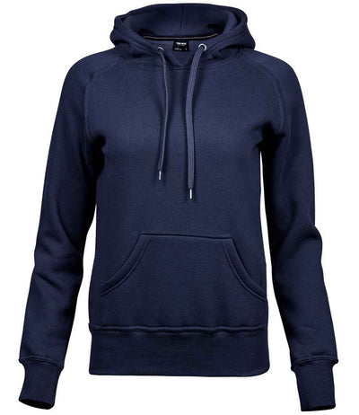 Tee Jays Ladies Raglan Hooded Sweatshirt - Navy