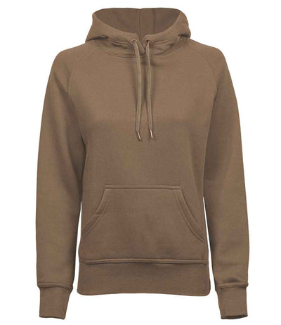 Tee Jays Ladies Raglan Hooded Sweatshirt - Wood
