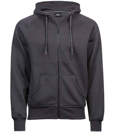 Tee Jays Fashion Zip Hooded Sweatshirt - Dark Grey