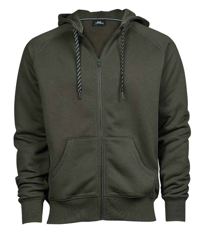 Tee Jays Fashion Zip Hooded Sweatshirt - Deep Green