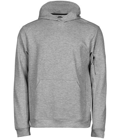 Tee Jays Athletic Hooded Sweatshirt - Heather Grey