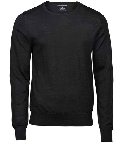 Tee Jays Merino Blend Crew Neck Sweater - Black