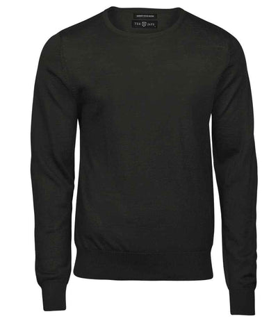 Tee Jays Merino Blend Crew Neck Sweater - Pine