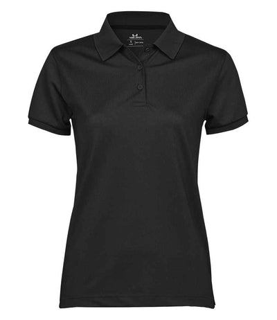 Tee Jays Ladies Club Polo Shirt - Black