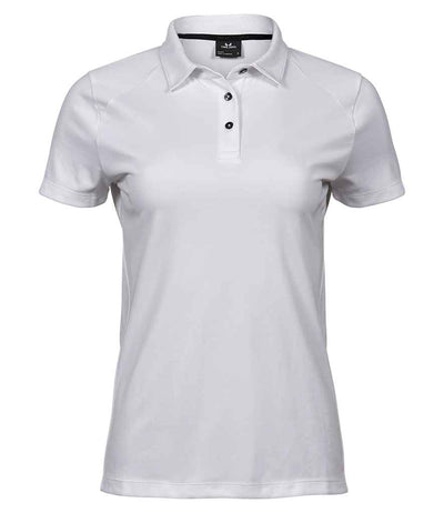Tee Jays Ladies Luxury Sport Polo Shirt - White