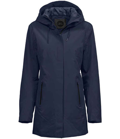Tee Jays Ladies All Weather Parka Jacket - Deep Navy