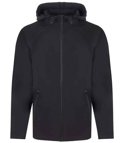 Tombo Unisex Technical Zip Through Hoodie - Black