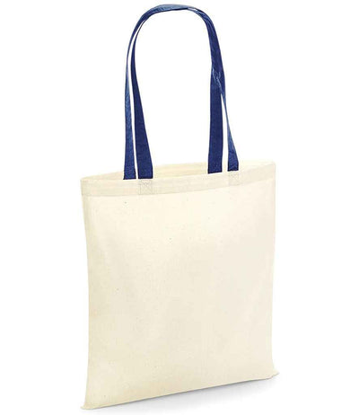 Westford Mill Bag For Life - Contrast Handles - Natural/French Navy