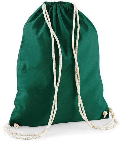 Westford Mill Cotton Gymsac - Bottle Green