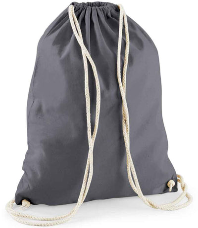 Westford Mill Cotton Gymsac - Graphite Grey