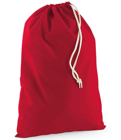 Westford Mill Cotton Stuff Bag - Classic Red