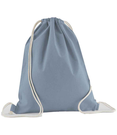 Westford Mill Organic Cotton In Conversion Gymsac - Dusty Blue