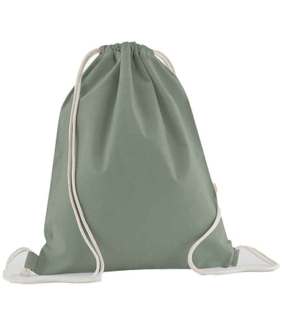 Westford Mill Organic Cotton In Conversion Gymsac - Dusty Green