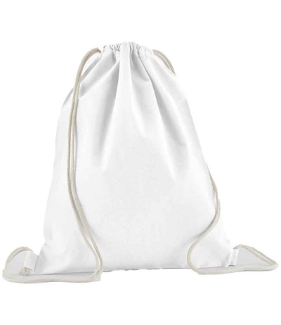 Westford Mill Organic Cotton In Conversion Gymsac - White
