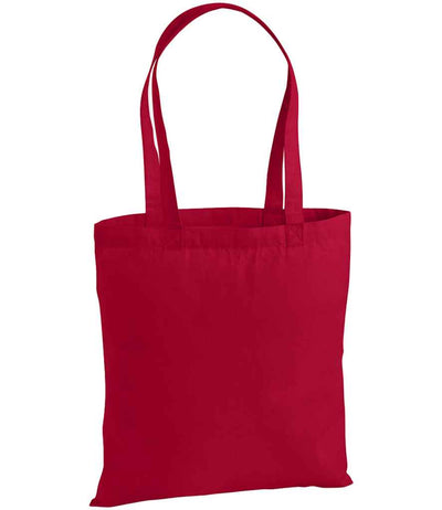 Westford Mill Premium Cotton Tote Bag - Classic Red