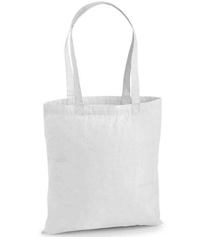 Westford Mill Premium Cotton Tote Bag - White