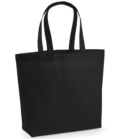 Westford Mill Premium Cotton Maxi Tote Bag - Black