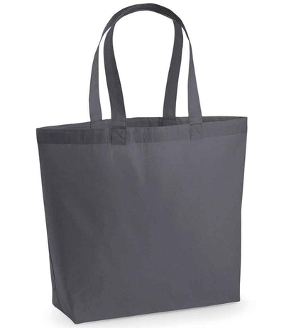 Westford Mill Premium Cotton Maxi Tote Bag - Graphite Grey