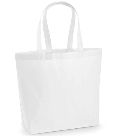 Westford Mill Premium Cotton Maxi Tote Bag - White