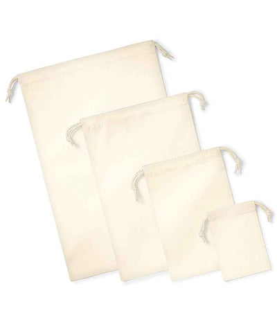 Westford Mill Organic Premium Cotton Stuff Bag - Natural