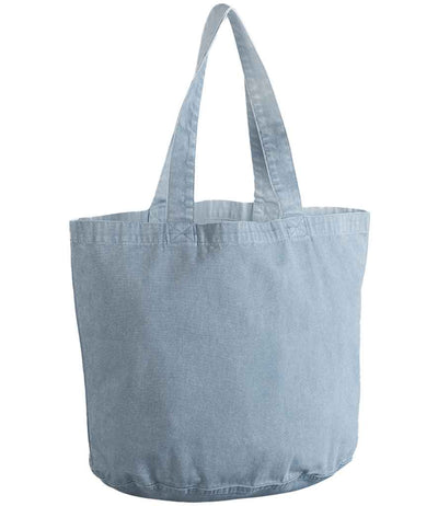 Westford Mill Garment Dyed Shopper - Vintage Light Blue