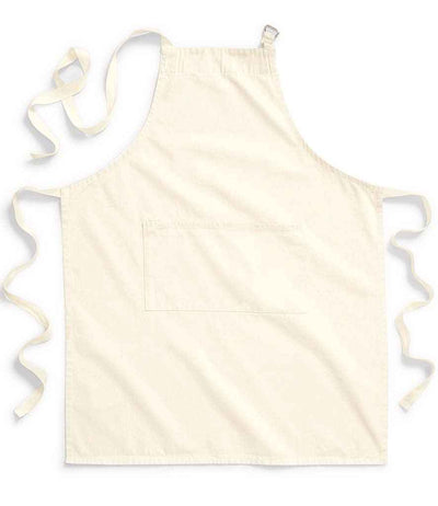 Westford Mill Fairtrade Adult Craft Apron - Natural