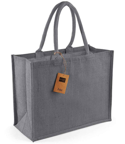 Westford Mill Jute Classic Shopper - Graphite Grey/Graphite Grey