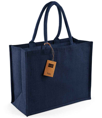 Westford Mill Jute Classic Shopper - Navy/Navy