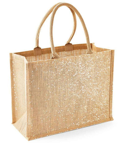 Westford Mill Shimmer Jute Shopper - Natural Gold