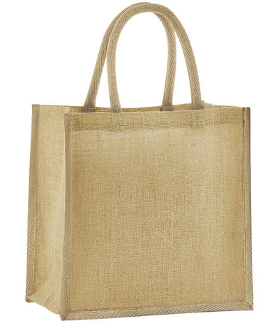 Westford Mill Natural Starched Jute Mini Gift Bag - Natural