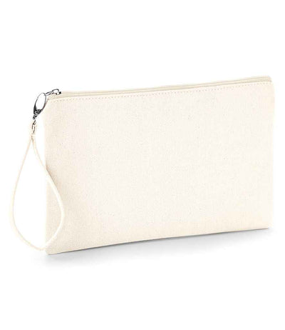 Westford Mill Canvas Wristlet Pouch - Natural/Natural