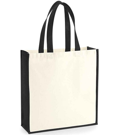 Westford Mill Gallery Canvas Tote - Natural/Black