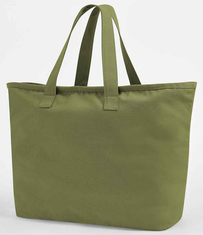 Westford Mill Oversized Heavy Duty Canvas Tote Bag - Bright Olive