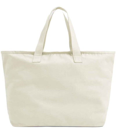 Westford Mill Oversized Heavy Duty Canvas Tote Bag - Natural