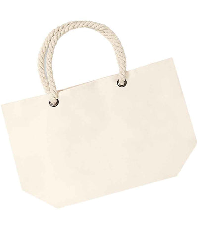 Westford Mill Nautical Beach Bag - Natural