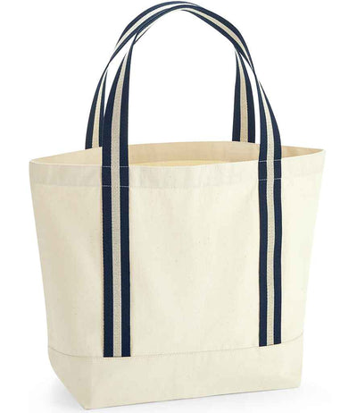 Westford Mill EarthAware® Organic Boat Bag - Natural/Navy