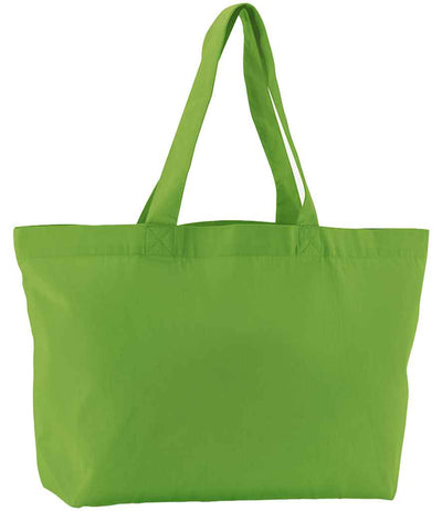 Westford Mill EarthAware® Organic Twill Shopper - Apple Green