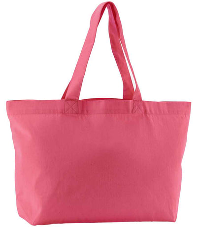 Westford Mill EarthAware® Organic Twill Shopper - Raspberry