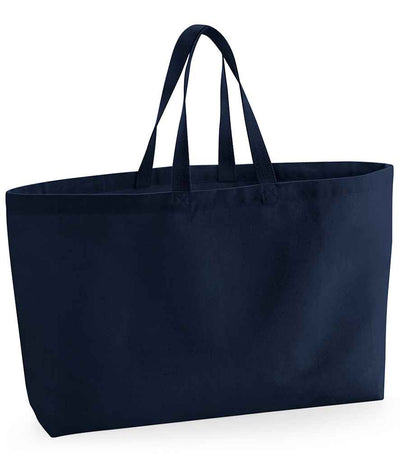 Westford Mill Oversized Canvas Tote Bag - French Navy