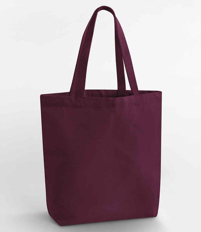 Westford Mill Heavyweight Canvas Tote Bag - Burgundy