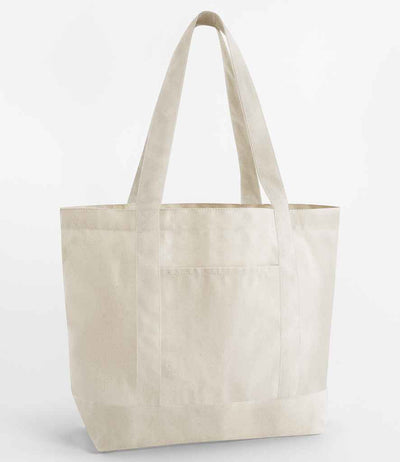 Westford Mill EarthAware® Organic Varsity Shopper - Natural