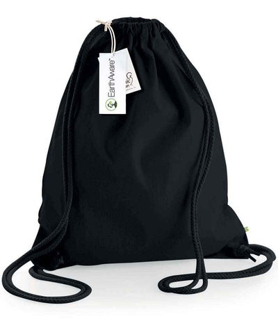 Westford Mill EarthAware® Organic Gymsac - Black/Black