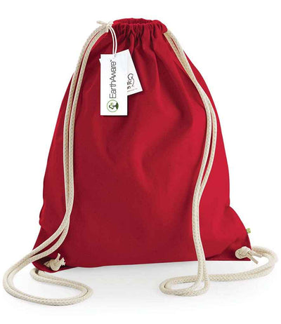 Westford Mill EarthAware® Organic Gymsac - Classic Red
